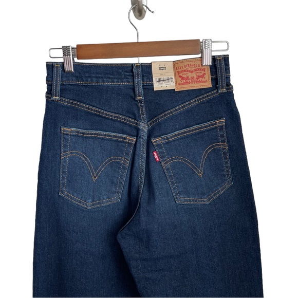 Levi's Ribcage Straight Ankle High Rise Distressed Jeans Size 26 NWT - Picture 6 of 7